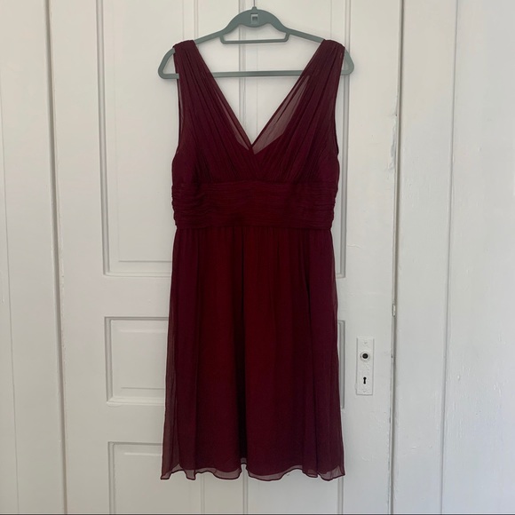 J. Crew Dresses & Skirts - J Crew Silk Chiffon Bridesmaid Dress